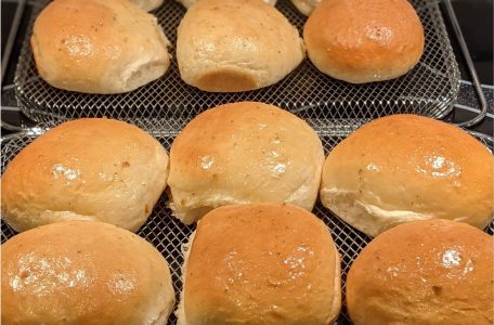 Pães de hambúrguer caseiro Fast2eat