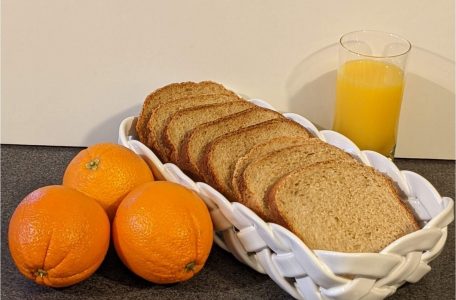 Pão 50% integral de laranja e iogurte Fast2eat